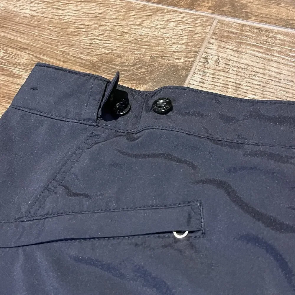 ROYAL ROBBINS Quick Dry Pants Women's Size 12 Black Adjustable Cuff Opening - Picture 12 of 13